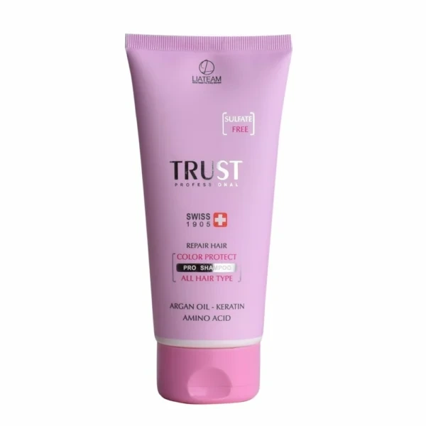 شامپو تخصصی تثبیت رنگ و ترمیم مو تراست